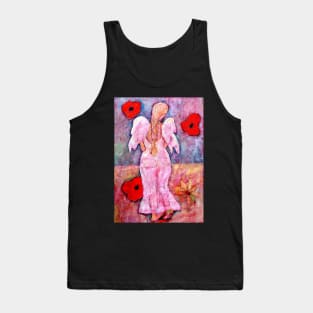 Caitlin, Angel image part of an Angel oracle card deck – MeMoment angel cards Tank Top